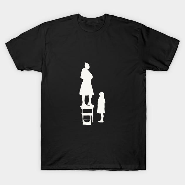 matilda and Miss Trunchbull T-Shirt by Masterpopmind